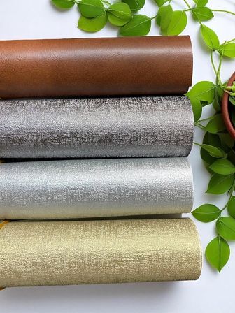 Varan Tekstil Taba Renk Yapışkanlı Suni Deri 100 x 140 cm