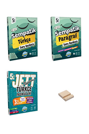 5. Sınıf Türkçe ve Paragraf JETT Fasiküller ve Soru Bankası 3lü Set