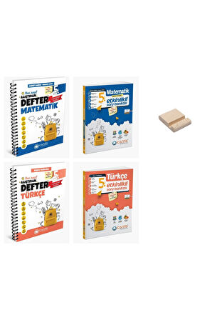 5. Sınıf Matematik Türkçe Alıştıran Defter ve Etkinlikli Soru Bankası 4lü Set