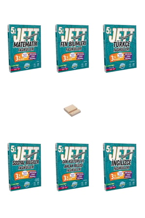 5. Sınıf JETT Fasikülleri Tüm Dersler 6lı Set