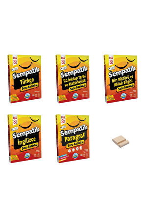 LGS 8. Sınıf Sempatik Tüm Dersler Soru Bankası 5li Set