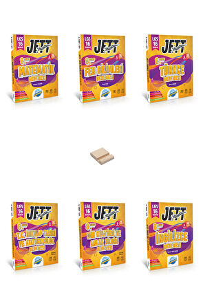 LGS 8. Sınıf JETT Tüm Dersler 6lı Branş Deneme Seti
