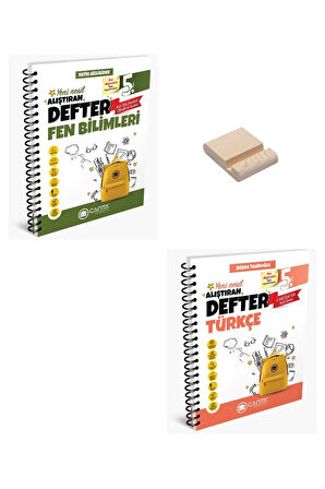 5. Sınıf Fen Bilimleri ve Türkçe Alıştıran Defter