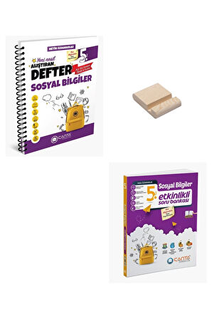 5. Sınıf Sosyal Bilgiler Alıştıran Defter ve Etkinlikli Soru Bankası