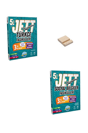 5. Sınıf JETT Türkçe ve Sosyal Bilgiler Fasikülleri