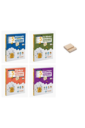 5. Sınıf Matematik Fen Bilimleri Türkçe ve Sosyal Etkinlikli Soru Bankası 4lü Set