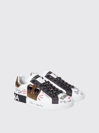 Dolce & Gabbana - Portofino Sneakers In Leather