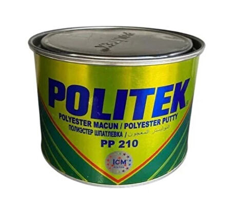 POLİTEK PP210 POLYESTER MACUN SARI 3/1