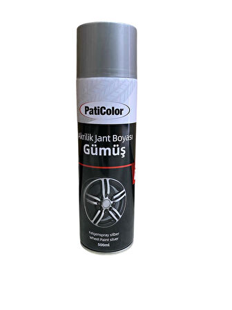 PATİCOLOR AKRİLİK JANT BOYASI GÜMÜŞ 500ML