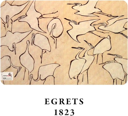 Mount Fuji Series I - A5, Hokusai 4'lü Defter Seti I, Çizgisiz, Toplam 256 Sayfa, Her biri 64 Sayfa, Tel Dikiş, Esnek Kapak, Oval Kenar, Tuval Doku, 60 gram, Sarı Krem Renk