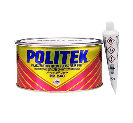 POLİTEK FİBER ELYAFLI MACUN 2/1  (1,7KG)