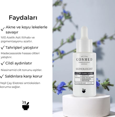 Cosmed Skinologist 10% Azelaic Solution 15 ml