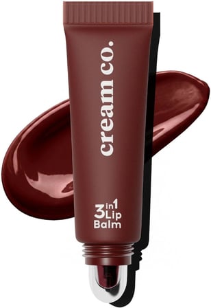 Cream Co. Nemlendirici Parlatıcı 3in1 Lip Balm, Dudak Bakım, Black Cherry Bordo, Hyaluronik Asit Seramid