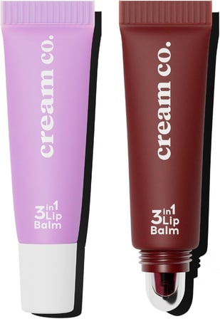Cream Co. Nemlendirici Parlatıcı 3in1 Lip Balm, Dudak Bakım, Black Cherry Bordo, Hyaluronik Asit Seramid