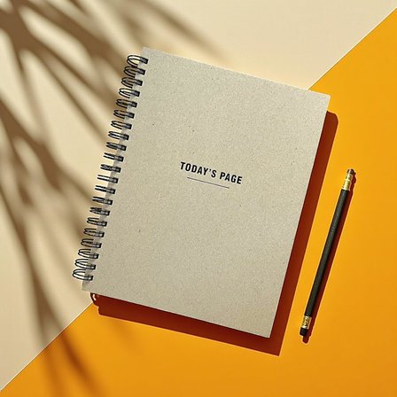 Tarihsiz 6 Aylık Günlük Planlayıcı | Spiralli Sert Kapaklı Organizer Not Defteri | 204 Sayfa | 22 x 28,5 cm
