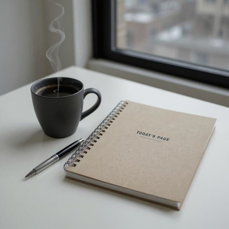 Tarihsiz 6 Aylık Günlük Planlayıcı | Spiralli Sert Kapaklı Organizer Not Defteri | 204 Sayfa | 22 x 28,5 cm