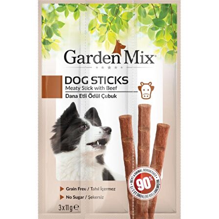 Gardenmix Dana Etli Köpek Stick Ödül 3 X 11gr 10lu