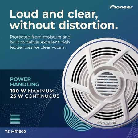 Pioneer TS-MR1600 100W 16 cm Marine Hoparlör
