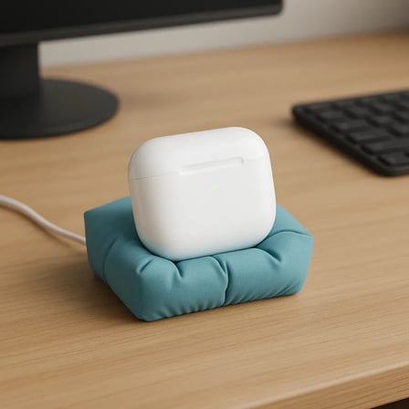 AirPods Yastık Şarj Standı | Kablosuz Kulaklık Şarj Tutucu