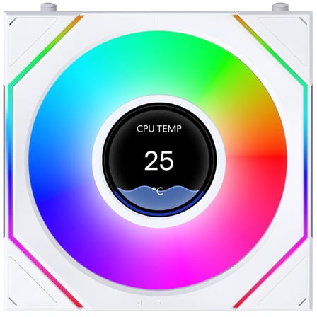 Lian Li UNI FAN Reverse SL INF LCD FLEX 1x120mm Beyaz Kasa Fanı (G9F.12RSLIND1F1W.00)