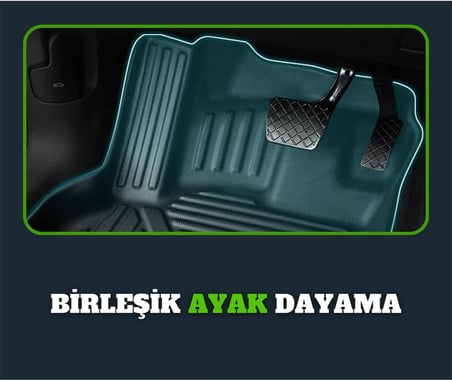 Hyundai Bayon 2025 Model İle Uyumlu 5D Premium Ekstra Havuzlu Paspas Ve Bagaj Havuzu Set
