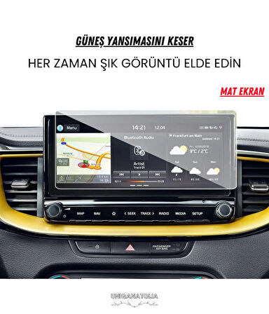 Kıa Xceed 2024-2025 Navigasyon ve Multimedya Uyumlu Mat Ekran Koruyucu