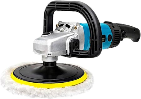 Bakır Sargı Devir Ayarlı Polisaj Makinesi 2000 Watt 180mm 12parça set hediyeli