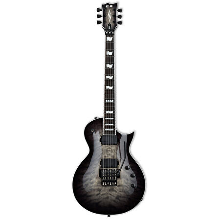ESP E-II Eclipse Quilted Maple Charcoal Burst Elektro Gitar