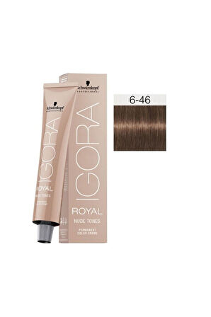 9 Adet Igora Royal Nude Tones 6-46 Koyu Kumral-bej Çikolata Saç Boyası (orijinal Ürün)
