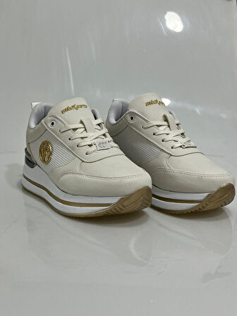 2927 Wickers-1 Bej Hafif Dolgu kadin Spor Ayakkabı