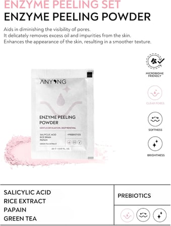 Enzim Peeling Kit (Papain Enzimi, Salisilik Asit &amp; Pirinç Suyu)