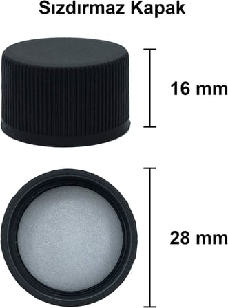 Afracam Standart Şeffaf 750 ml Sızdırmaz Kapaklı ve Kapüşonlu Boş Cam Şişe 6 Adet