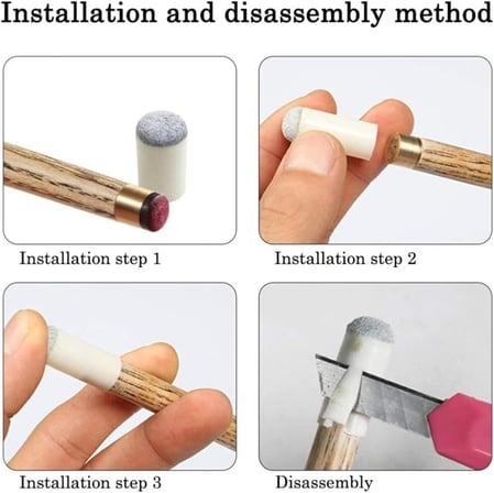 Bilardo Istakası Geçme Istaka Ucu 13 mm (50 Adet)
