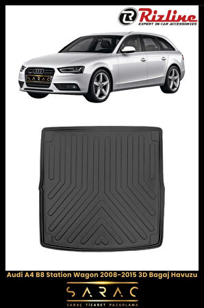 Rizline Audi A4 Station Wagon 2012 Model 3D Bagaj Havuzu