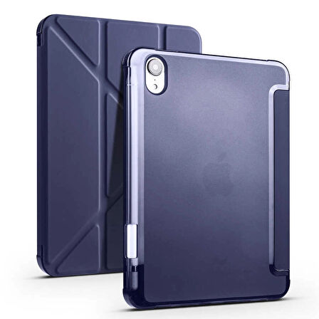 Apple İpad Mini 7 2024 Kılıf Redclick Tri Folding Kalem Bölmeli Standlı Kılıf