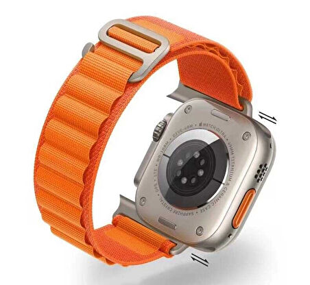 Apple Watch 10 Serisi 46mm Redclick Krd74 Metal Toka Hasır Kordon