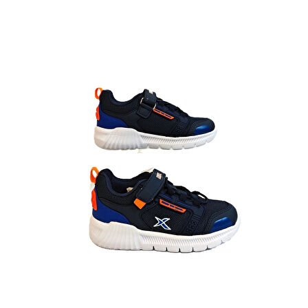 Kinetix Vagor Fx Lacivert Cırtlı Hafif Erkek Çocuk Spor Ayakkabı