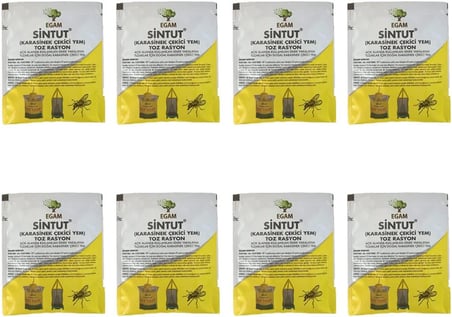 8 adet 25gr Sintut Karasinek Tuzağı için Çekici Yem | 200 Gr.