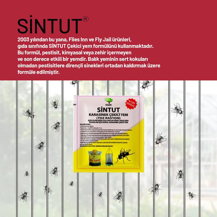 8 adet 25gr Sintut Karasinek Tuzağı için Çekici Yem | 200 Gr.