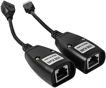 USB2.0 RJ45 Extender Uzatma Kablosu Cat5-Cat6 Uzatıcı