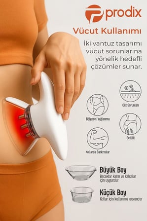 Zayıflama Vakum Cihazı – Evde Selülit Giderici ve Yağ Yakıcı Masaj Aleti"