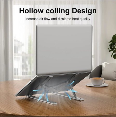 ST-805 10-15.6'' Alüminyum Katlanabilir Laptop Dizüstü Bilgisayar Macbook Standı