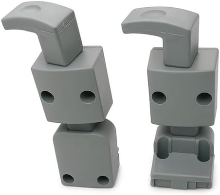 Ayrıntıshop Makrowin Makro Sürgülü Cam Balkon Plastik Kilit (Siyah)
