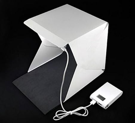 Mini Stüdyo Led Işıklı Ürün Fotoğraf Çekim Çadırı Pratik Katlanabilir - 40X40