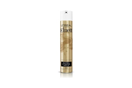 L'Oreal Paris Elnett Ekstra Güçlü Tutuşlu Saç Spreyi, 24 saate kadar ekstra güçlü tutuş ve doğal görünümlü parlaklık sağlar, temiz ve yeniden şekillendirmeye hazır hissettirir, 200 ml.