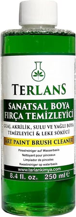 Sanatsal Boya Ve Fırça Temizleyici 250 Ml - Yağlı Ve Akrilik Boya Temizleyici - Artist Brush Cleaner