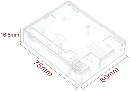 Arduino UNO R3 Plastik Koruma Kutusu Vidalı Pleksi Kutu