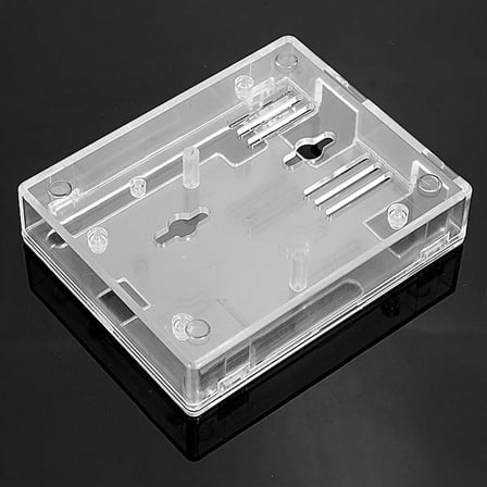 Arduino UNO R3 Plastik Koruma Kutusu Vidalı Pleksi Kutu