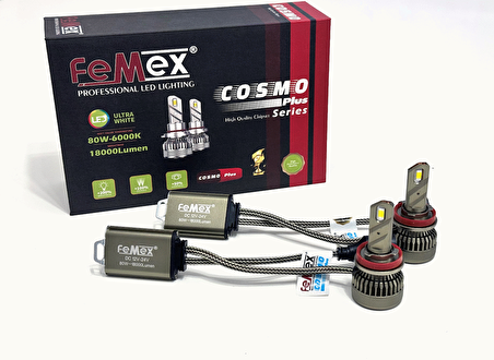 FEMEX Cosmo Plus H8/11 Far Ampulu CSP D-FORCE Chipset Led Xenon Led Headlight