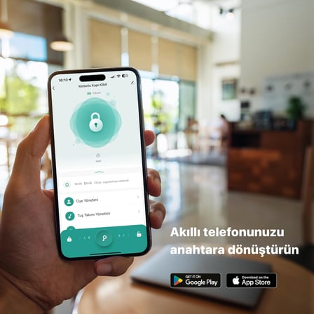 Akıllı Otomatik Motorlu Kapı Kilidi Parmak İzi Şifreli Wi-Fi Mobil Uygulama ile Kontrol Kolay Kurulum Uzaktan Kilitleme/Açma Mekanik Anahtarsız Kilit X8070